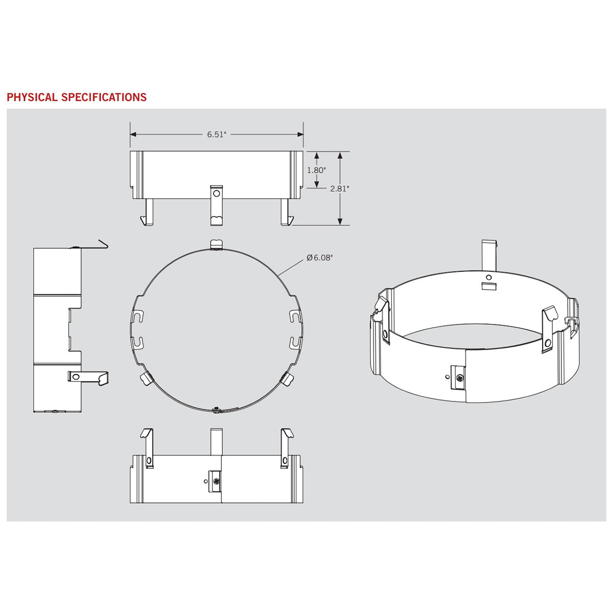 Torsion Spring for Retrofit Downlights - Keystone