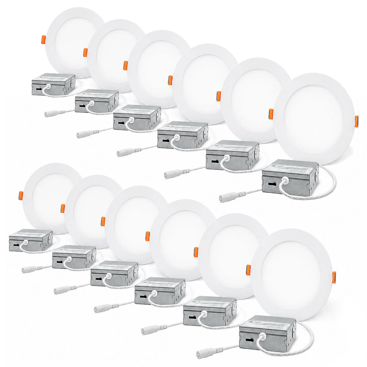 6in. LED Slim Downlight Panel - 12W - 1000 Lumens - Color Tunable