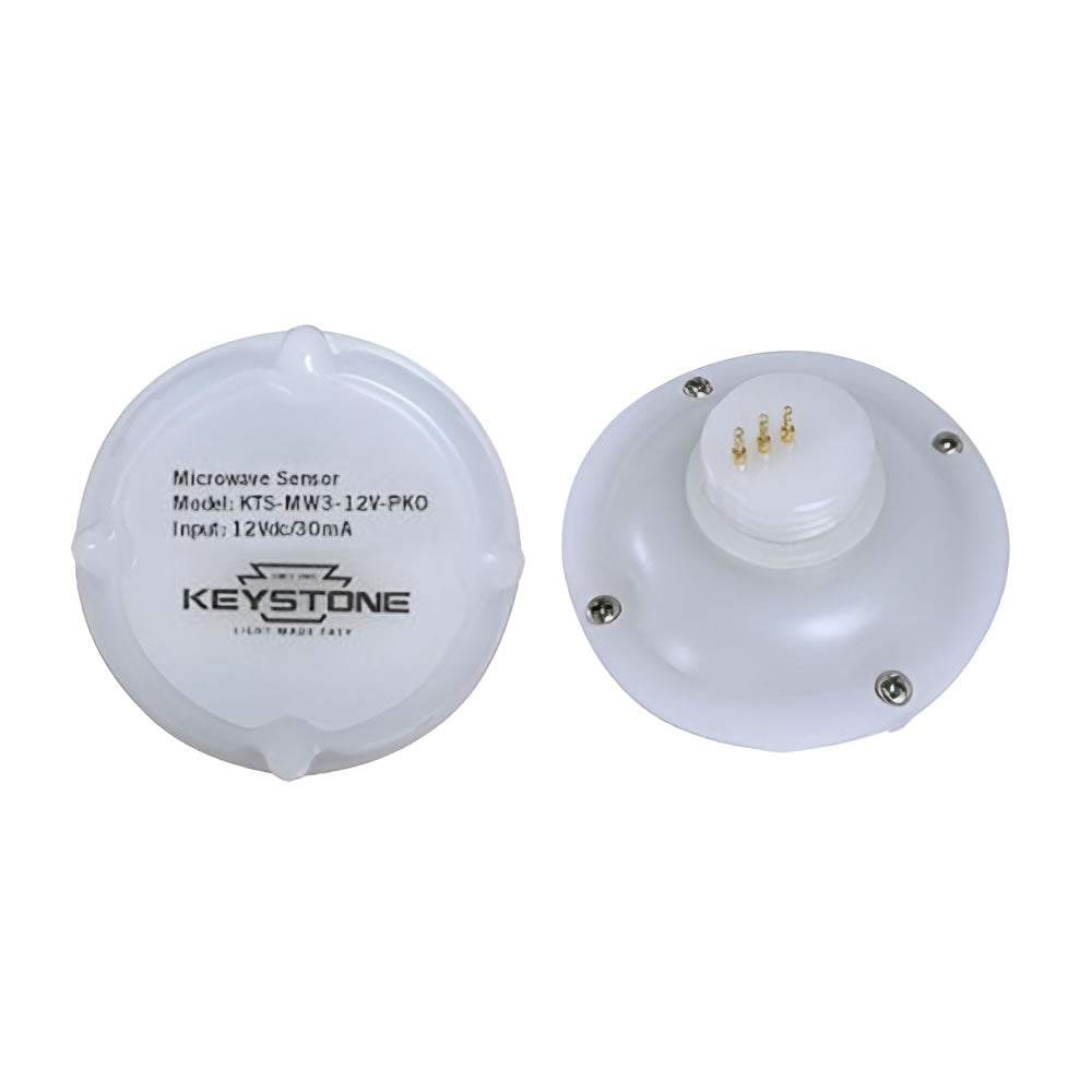 LED Microwave Occupancy/Daylight Sensor - Factory Preset 5 Minute Hold Time - Daylight Threshold Disabled - Keystone
