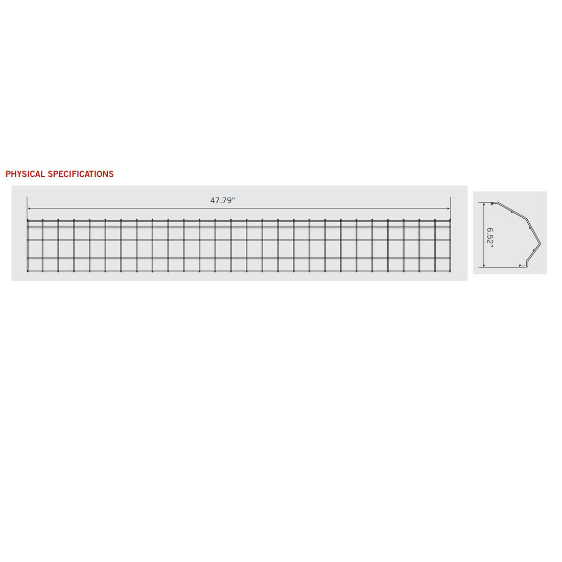 Wire Guard for 4ft. LED Stairwell Fixture - Keystone