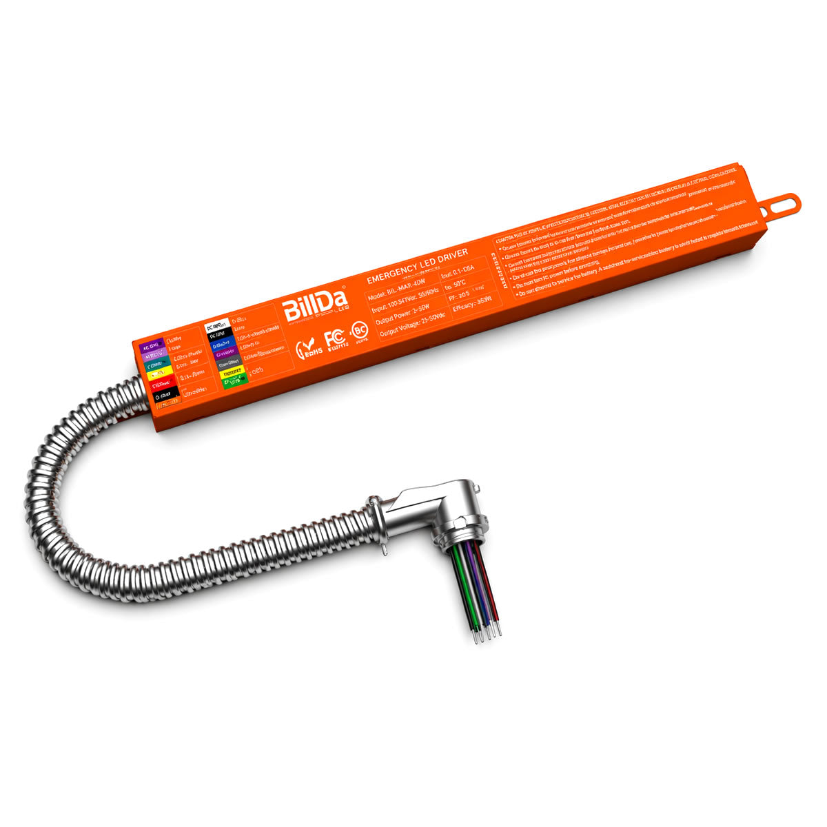 Emergency LED Driver - 8W Output - 90 Minute Backup Time