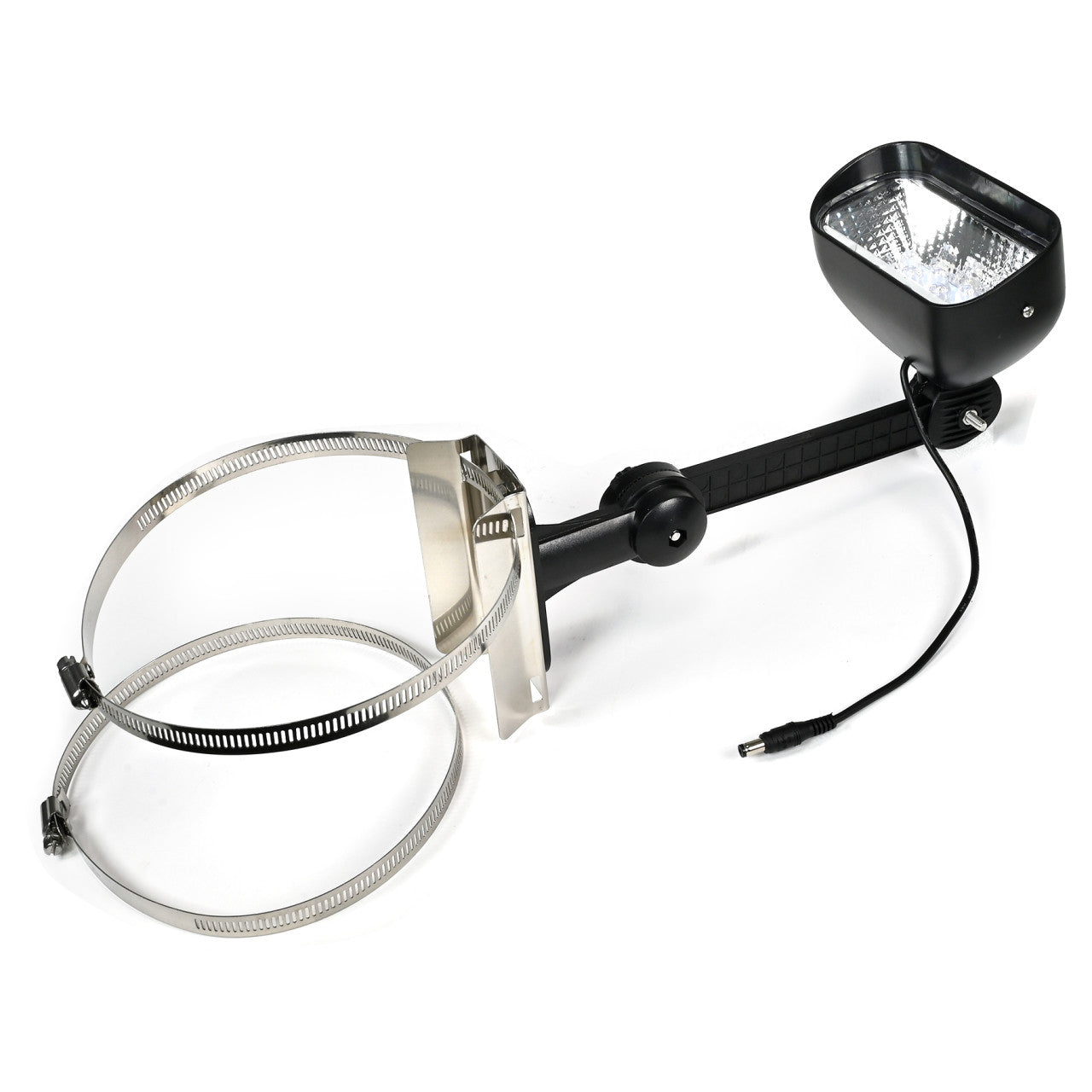Solar LED Dual-Head Flagpole Light - 640 Lumens - LumeGen