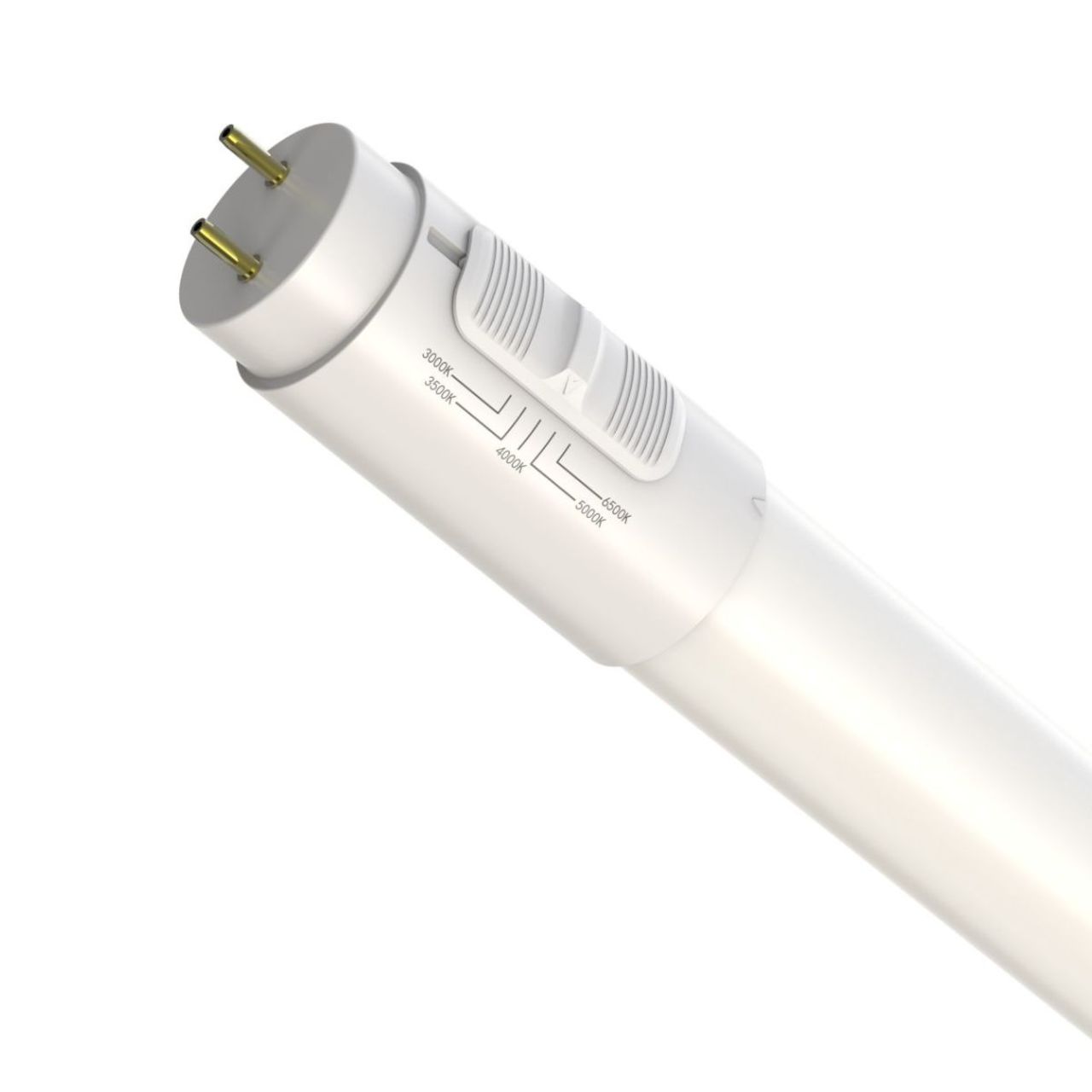 LED tube with selectable color temperature