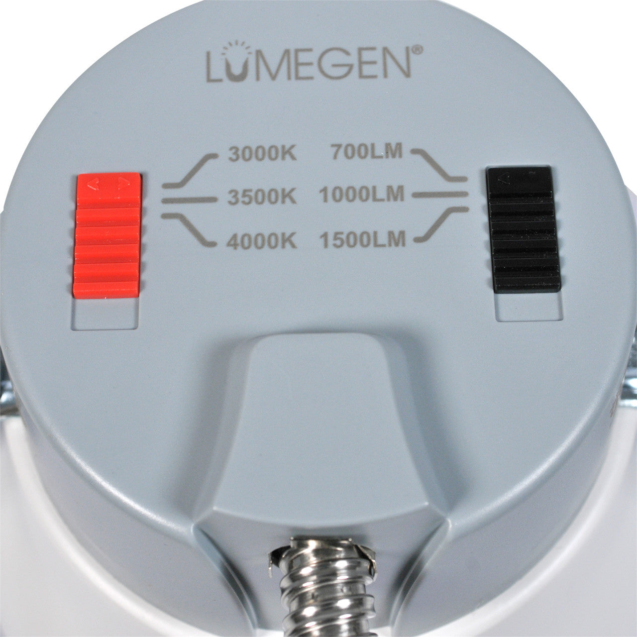 6in. LED Wattage Adjustable & Color Tunable Recessed Downlight - 7W/10W/18W - 3000K/3500K/4000K - LumeGen