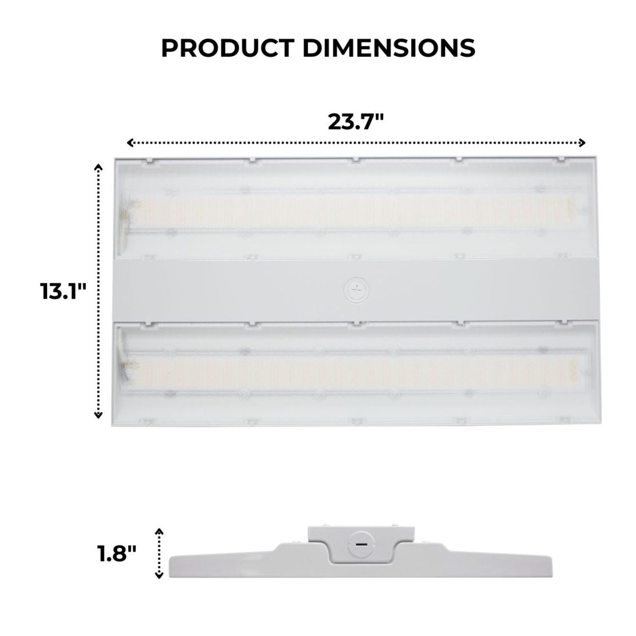 dimensions of a linear high bay