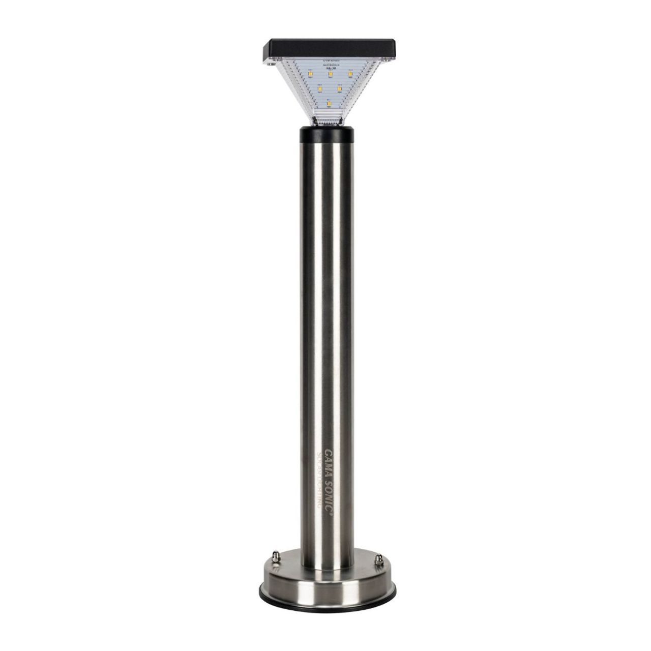 Gama Sonic 144i58070 Stainless Steel Solar Bollard Light, image size:1280x1280
