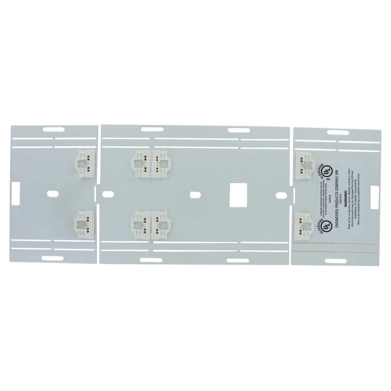 4-Lamp 8ft. Fluorscent to LED T8 Retrofit Kit - Non Shunted Sockets - Direct Wire Tubes Only
