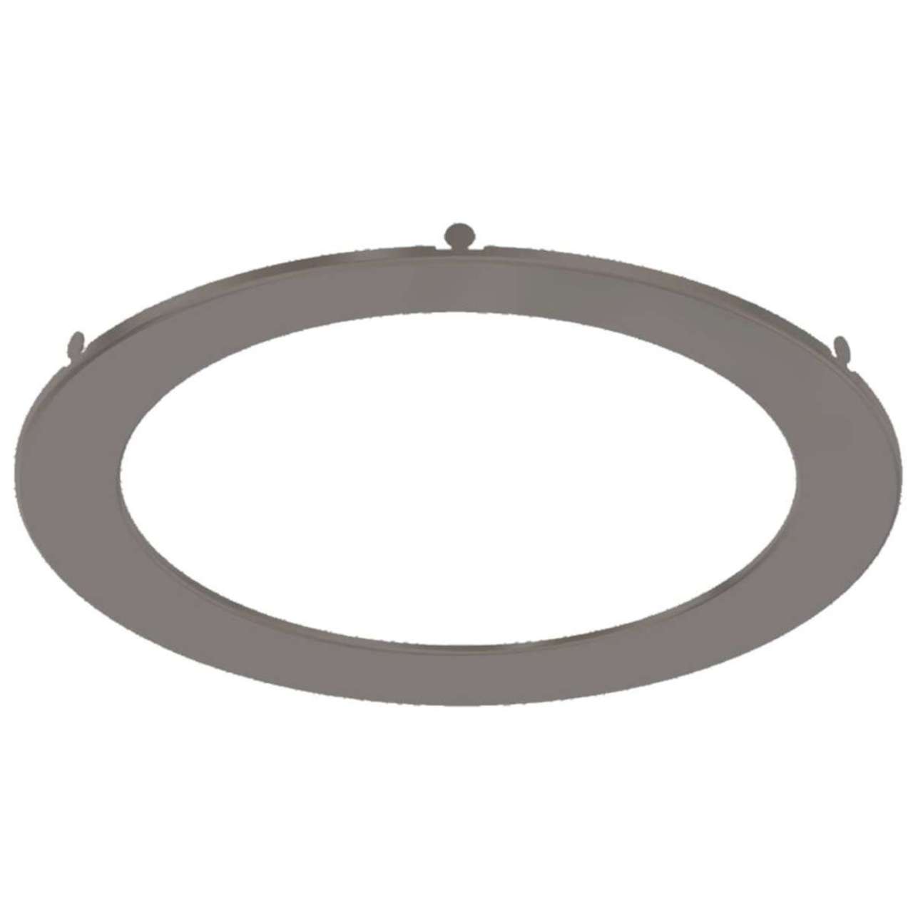 6in. Interchangeable Trim for Recessed Wafer Downlights - Brushed Nickel - Keystone