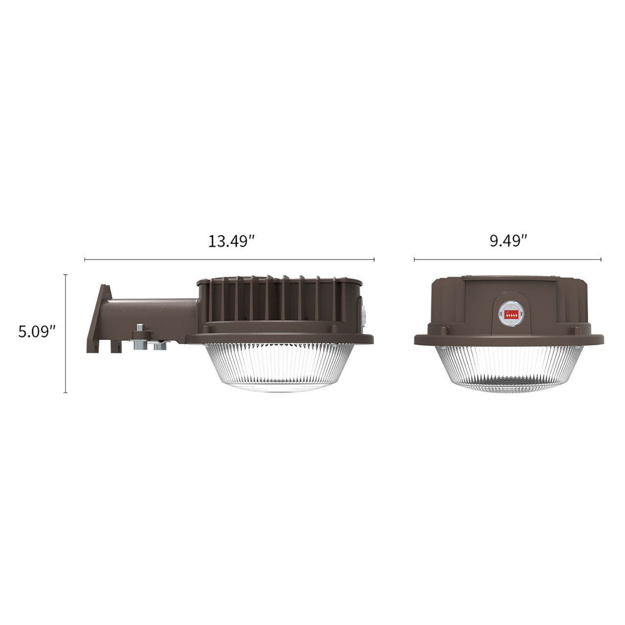 LED Wattage Adjustable & Color Tunable Barn Light- Dusk-to-Dawn - 72W/96W/120W - 3000K/4000K/5000K