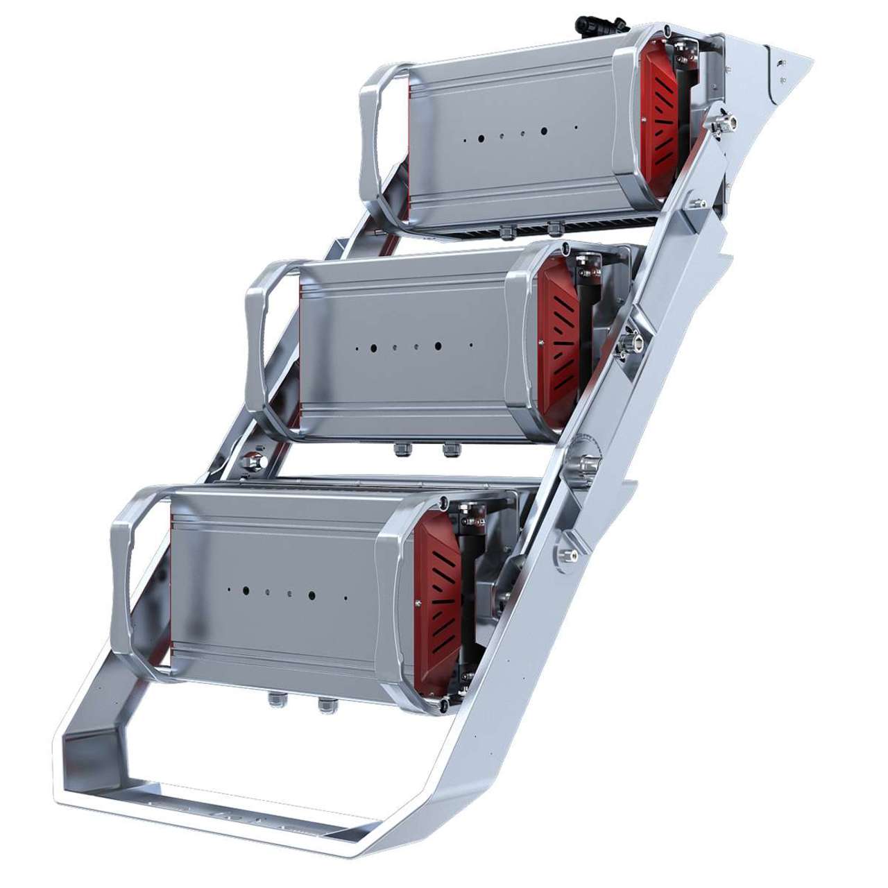 Case of 2 - 3 Fixture Mounting Bracket for LED Sports Light