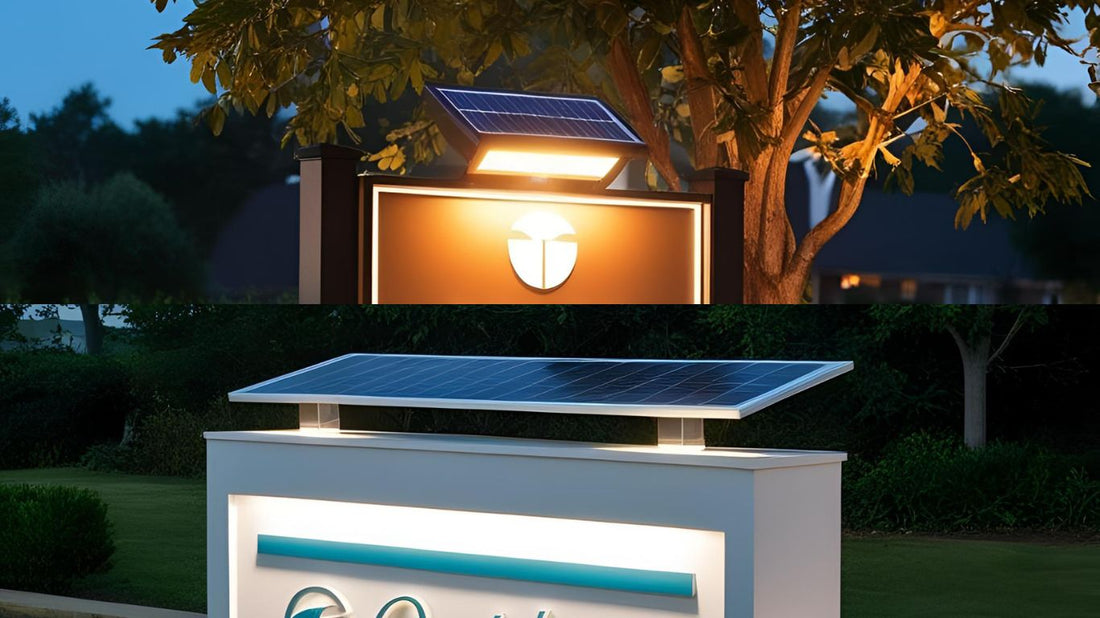Smart Illumination: Ideal Places to Use Solar Sign Lights