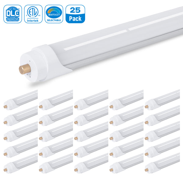 8FT LED Tube Light 120-277V 40W 5000 Lumens ETL DLC | FA8