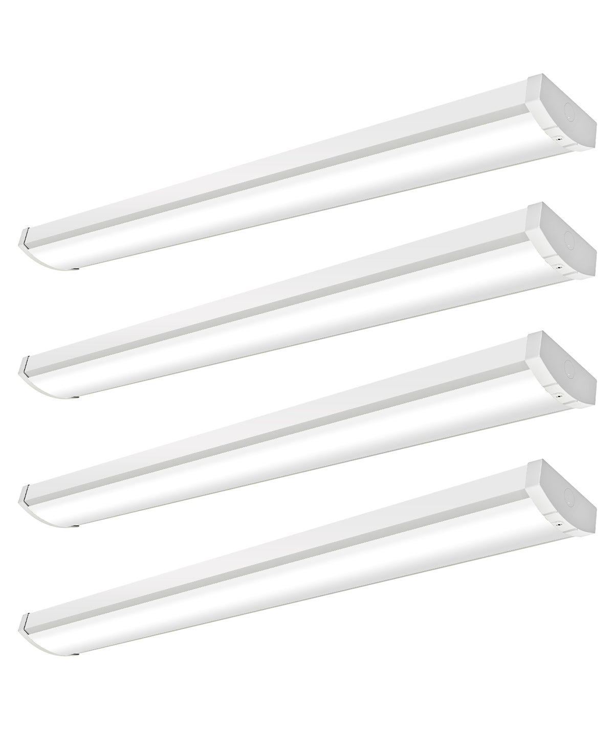 4FT LED Wraparound Light J-WL01, 20/30/40W Selectable, 3500K–6500K, DLC Premium