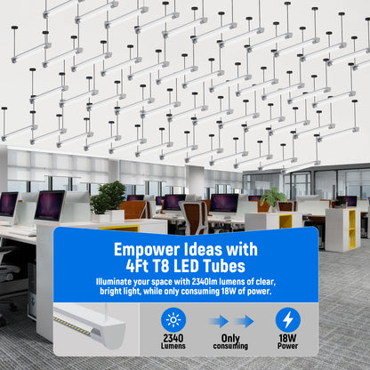 4 foot led fluorescent tubes