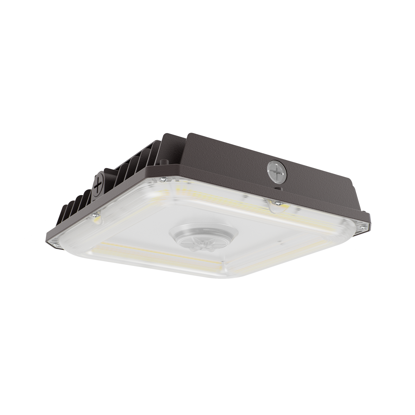 75W LED Garage Canopy Light – 40/60/75W Selectable, 3CCT, 4-Pack, 10,125LM Each, Sensor Ready