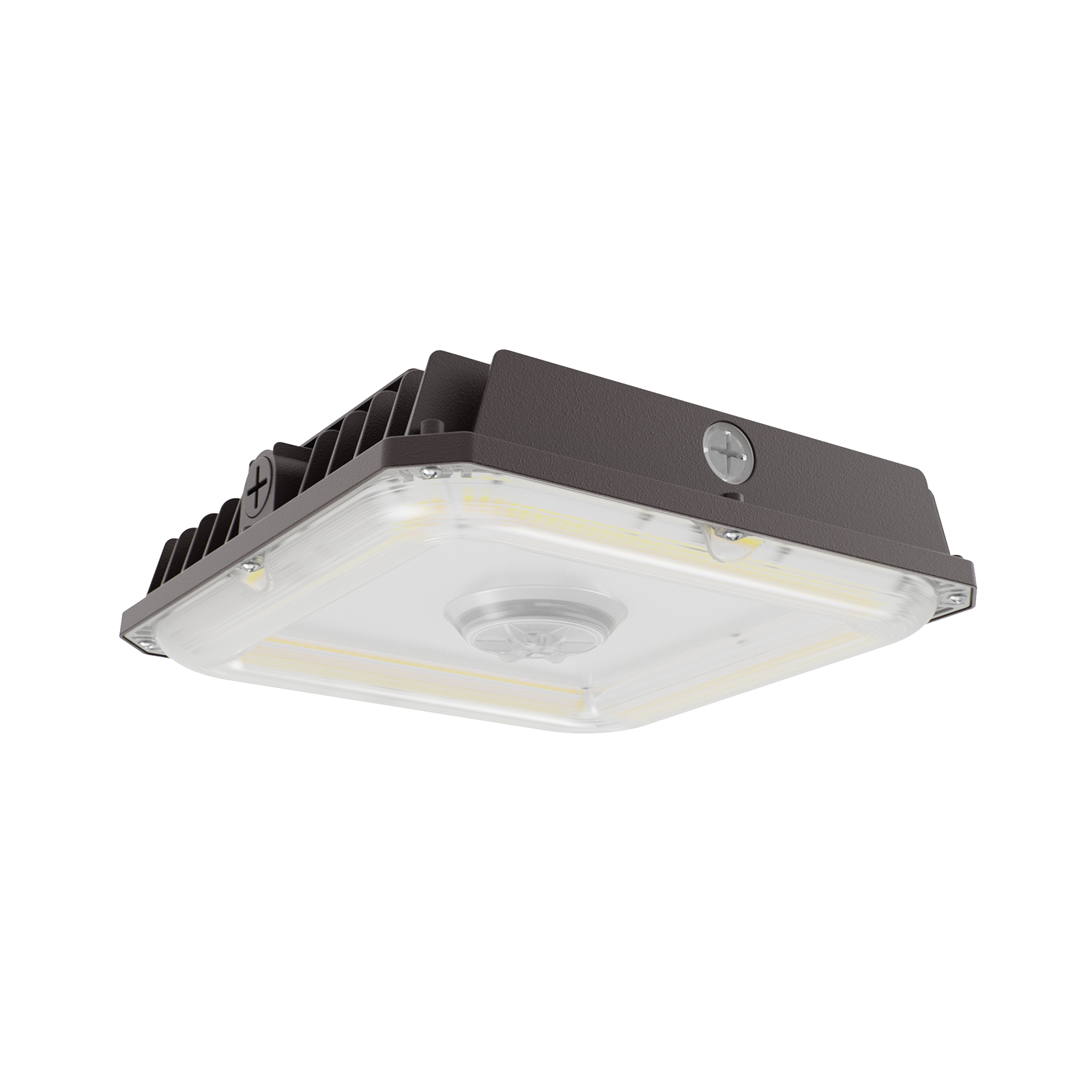 75W LED Garage Canopy Light – 40/60/75W Selectable, 3CCT, 4-Pack, 10,125LM Each, Sensor Ready