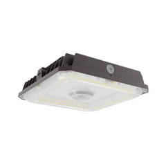 75W LED Garage Canopy Light – 40/60/75W Selectable, 3CCT, 4-Pack, 10,125LM Each, Sensor Ready