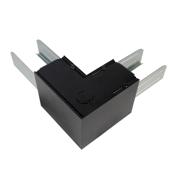 L-Joiner for LumeGen Suspended Linear Lights - Black Finish