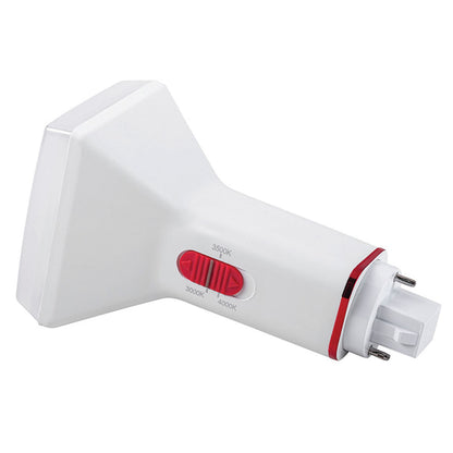 LED Color Tunable Vertical 2-Pin PL Lamp - G24d Base - 8.5W - 3000K/3500K/4000K - Ballast Bypass - Keystone