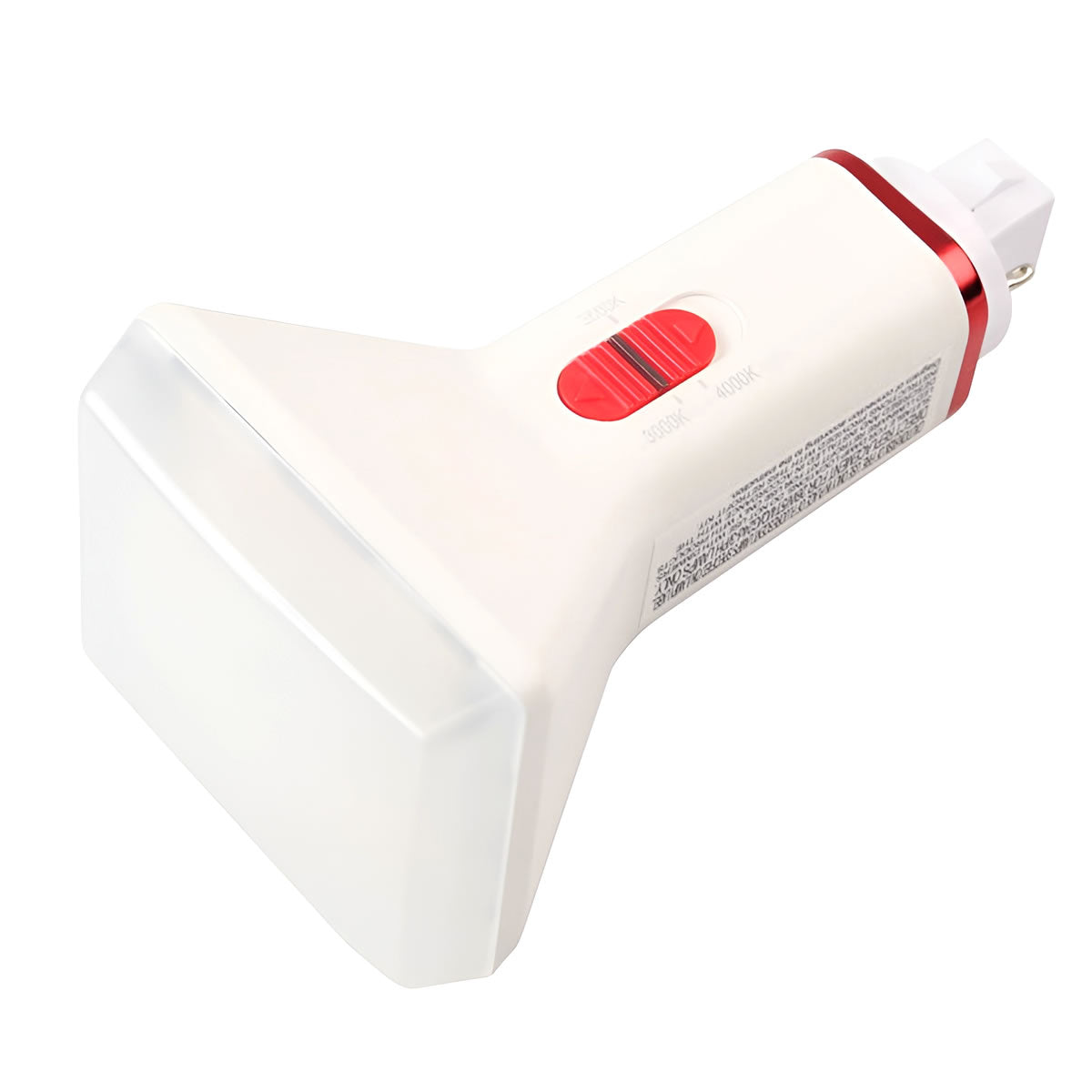 LED Color Tunable Vertical 2-Pin PL Lamp - G24d Base - 8.5W - 3000K/3500K/4000K - Ballast Bypass - Keystone