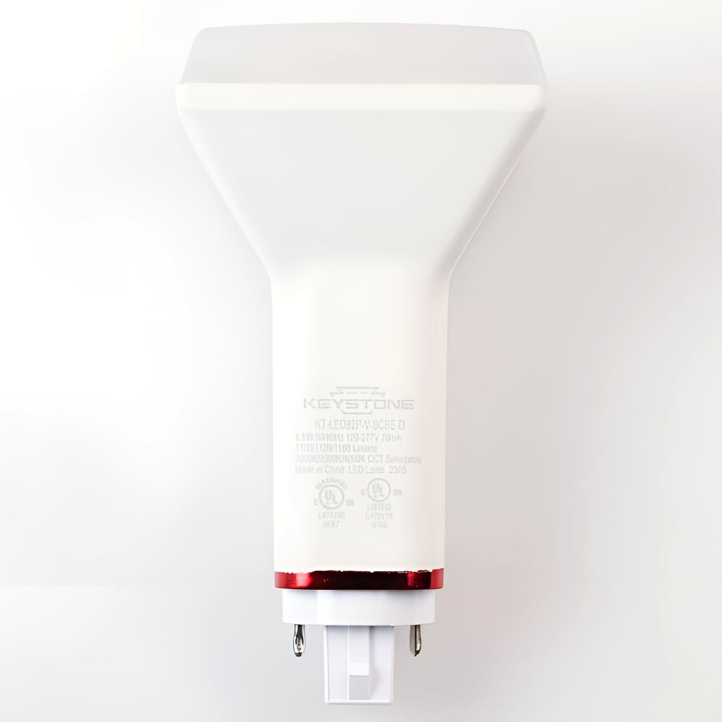 LED Color Tunable Vertical 2-Pin PL Lamp - G24d Base - 8.5W - 3000K/3500K/4000K - Ballast Bypass - Keystone