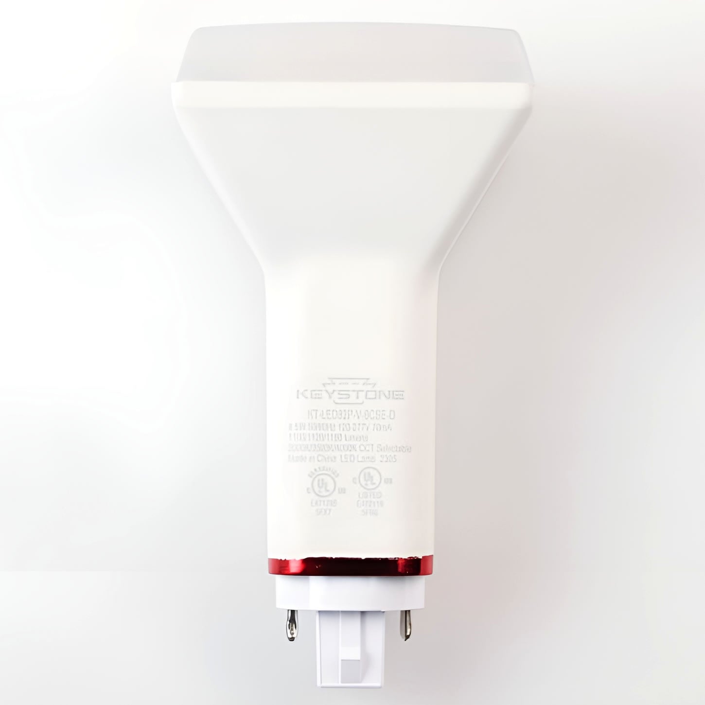 LED Color Tunable Vertical 2-Pin PL Lamp - G24d Base - 8.5W - 3000K/3500K/4000K - Ballast Bypass - Keystone