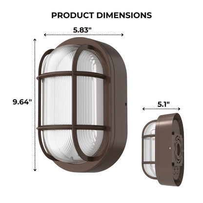 Dimensions of an LED Wall Light
