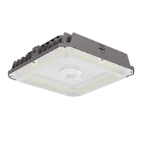 LED Square Canopy Light with Sensor Base - Wattage Adjustable up to 75W - 3 Color Adjustable - Jen Lighting