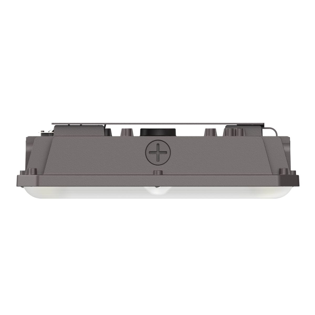 side view of an LED canopy light