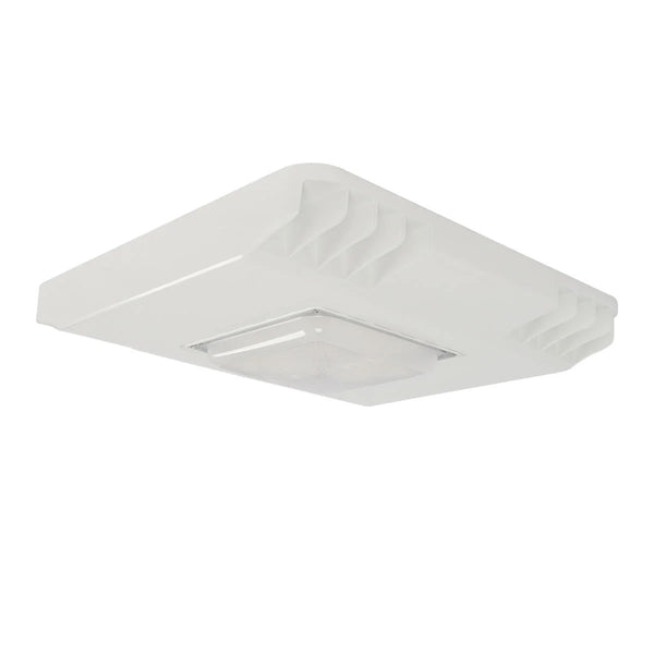 LED Square Canopy Light With Sensor Base - Wattage Adjustable up to 75W - 3 Color Adjustable