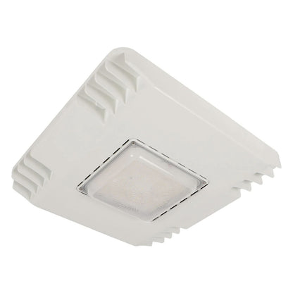 LED Square Canopy Light With Sensor Base - Wattage Adjustable up to 75W - 3 Color Adjustable
