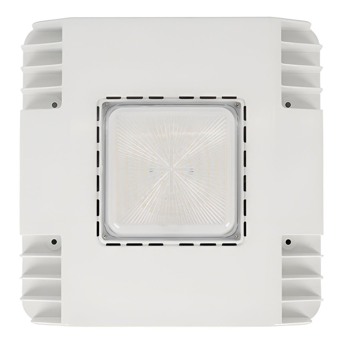 LED Square Canopy Light With Sensor Base - Wattage Adjustable up to 75W - 3 Color Adjustable
