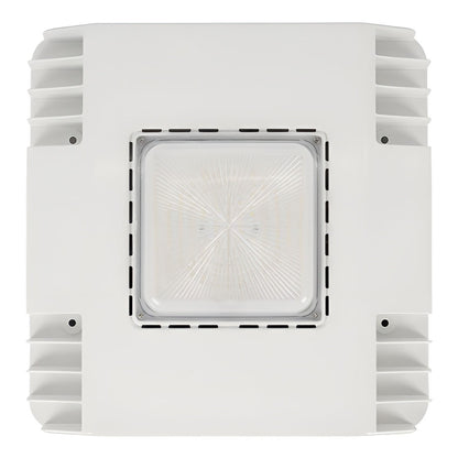 LED Square Canopy Light With Sensor Base - Wattage Adjustable up to 75W - 3 Color Adjustable
