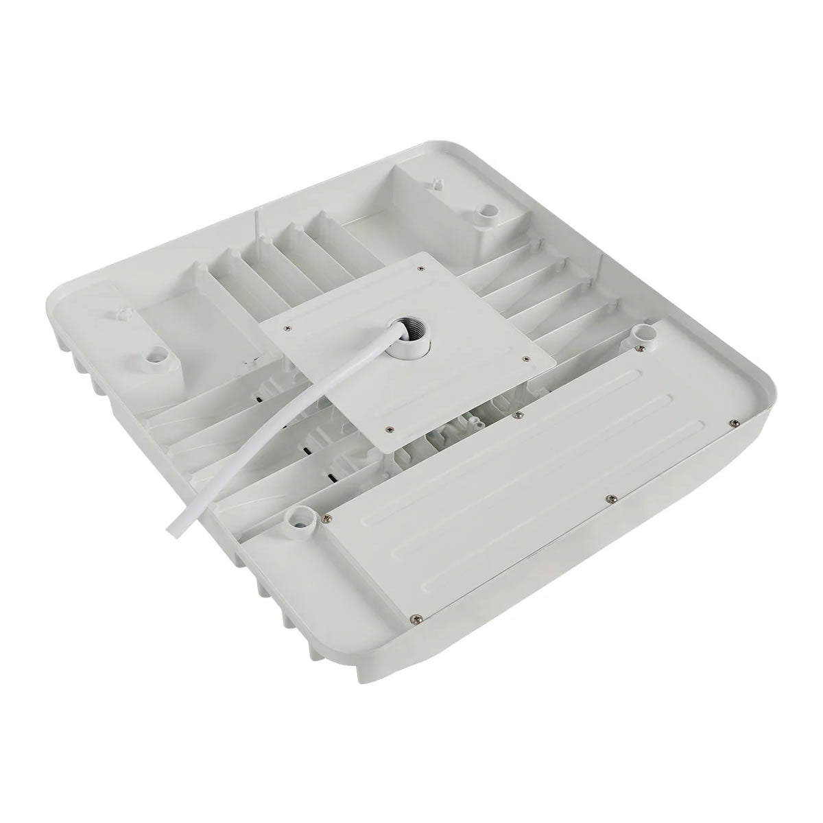 LED Square Canopy Light With Sensor Base - Wattage Adjustable up to 75W - 3 Color Adjustable