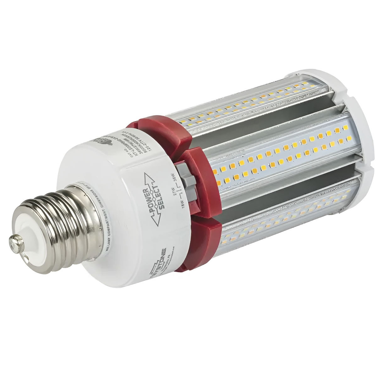 LED Wattage Adjustable & Color Tunable Corn Cob Retrofit Bulb - EX39 Base - 18W/27W/36W - 3000K/4000K/5000K - Keystone
