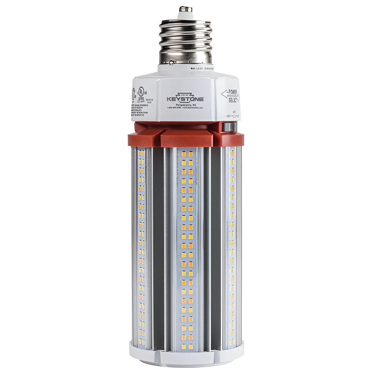 LED Wattage Adjustable & Color Tunable Corn Cob Retrofit Bulb - EX39 Base - 45W/54W/63W - 3000K/4000K/5000K - Keystone