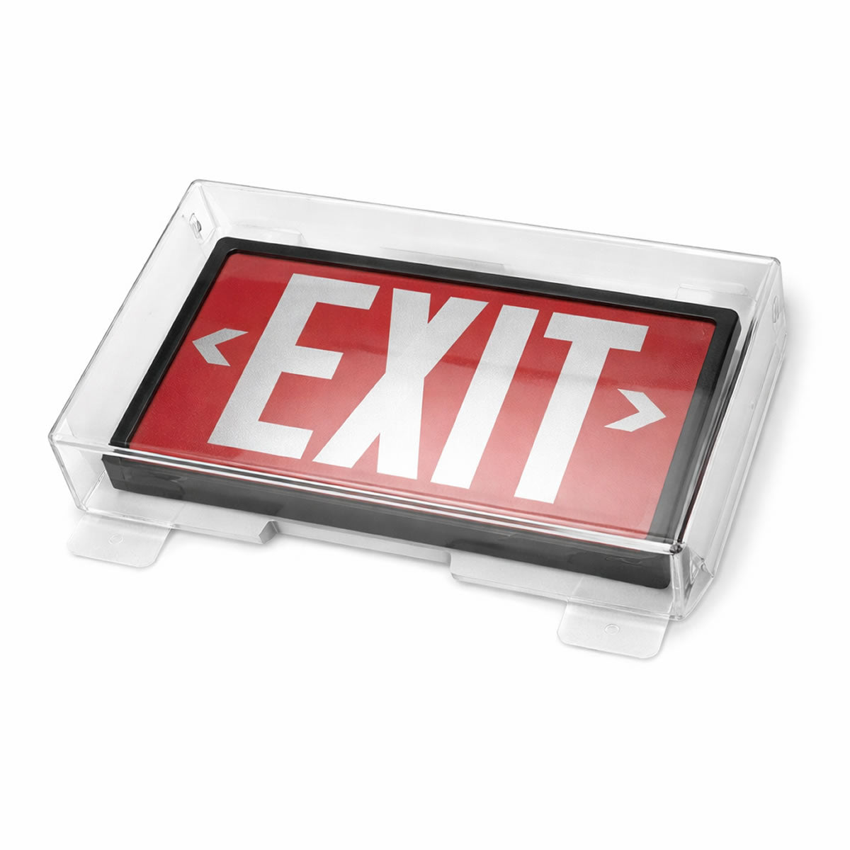 Low Profile Vandal Shield for Exit Lights