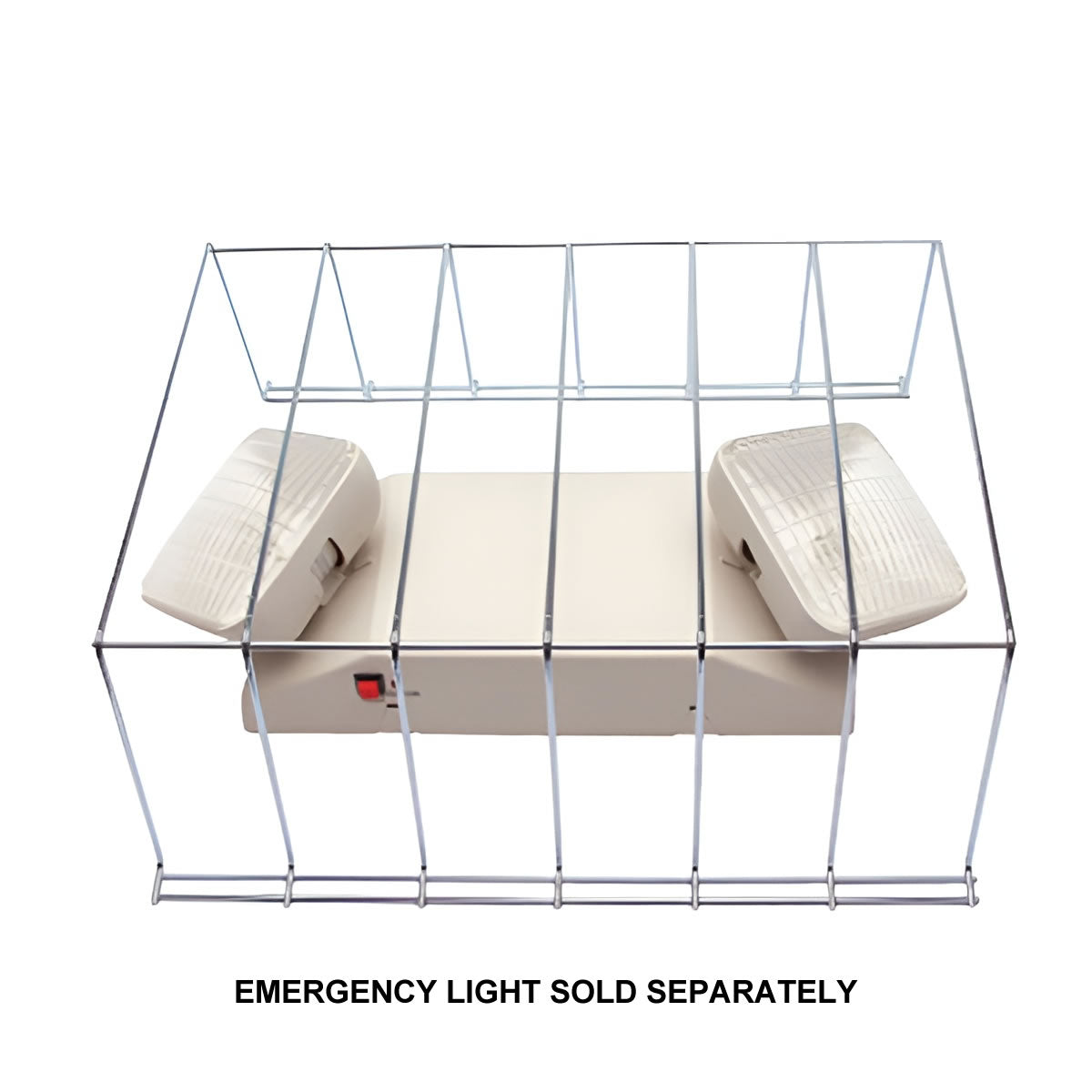 Small Wire Guard for Emergency Exit Lights