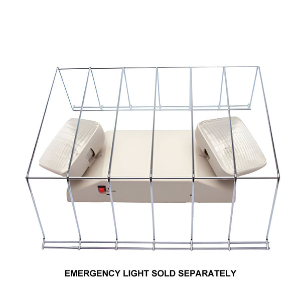 Small Wire Guard for Emergency Exit Lights