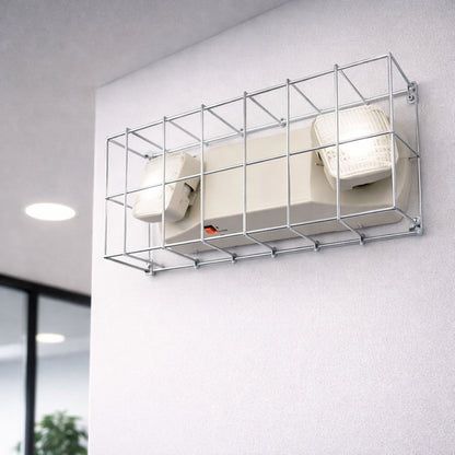 Small Wire Guard for Emergency Exit Lights