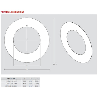 10in. Goof Ring for Recessed Downlights - Keystone