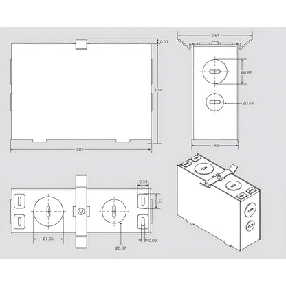 Junction Box for Downlights - Keystone