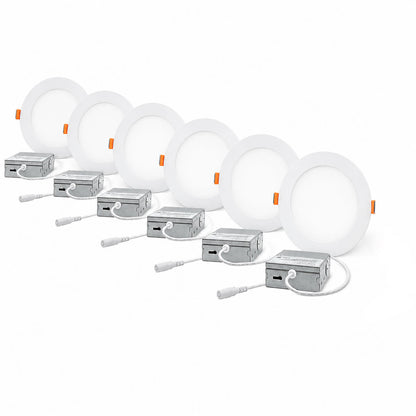 6in. LED Slim Downlight Panel - 12W - 1000 Lumens - Color Tunable