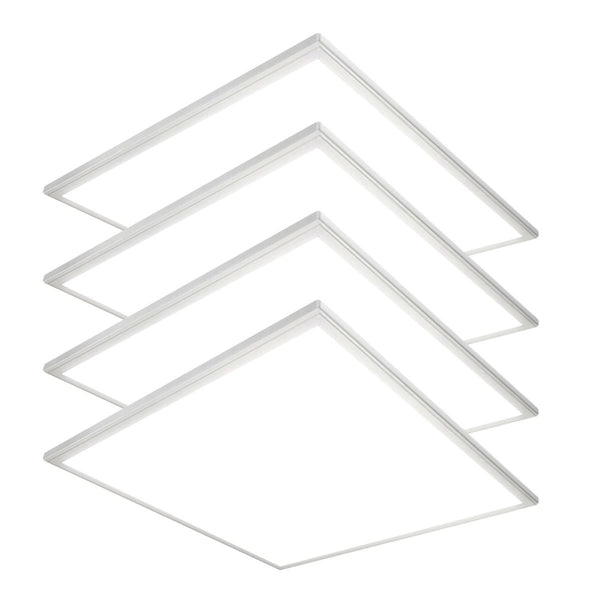 Case of 4 - 2x2 LED Flat Panel Light with Sensor Base - Wattage Adjustable up to 40W - 5 Color Tunable - Jen Lighting