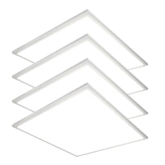 Case of 4 - 2x2 LED Flat Panel Light with Sensor Base - Wattage Adjustable up to 40W - 5 Color Tunable - Jen Lighting