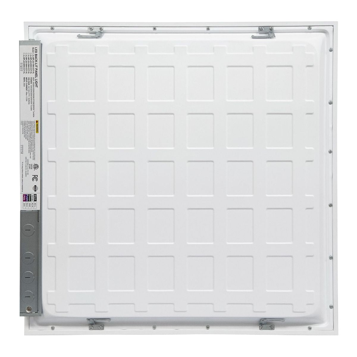 back of a 2x2 LED flat panel