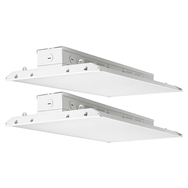 Case of 2 - LED Linear High Bay - 2ft - 25,600 Lumen Max - full lens - Wattage Adjustable 110W/130W/160W - Color Tunable 40K/50K/57K -Sensor Base- Jen Lighting