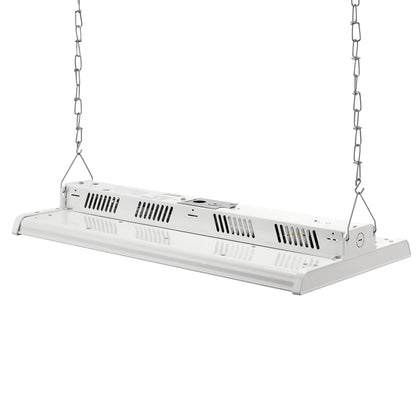 Case of 2 - LED Linear High Bay - 2ft - 25,600 Lumen Max - full lens - Wattage Adjustable 110W/130W/160W - Color Tunable 40K/50K/57K -Sensor Base- Jen Lighting