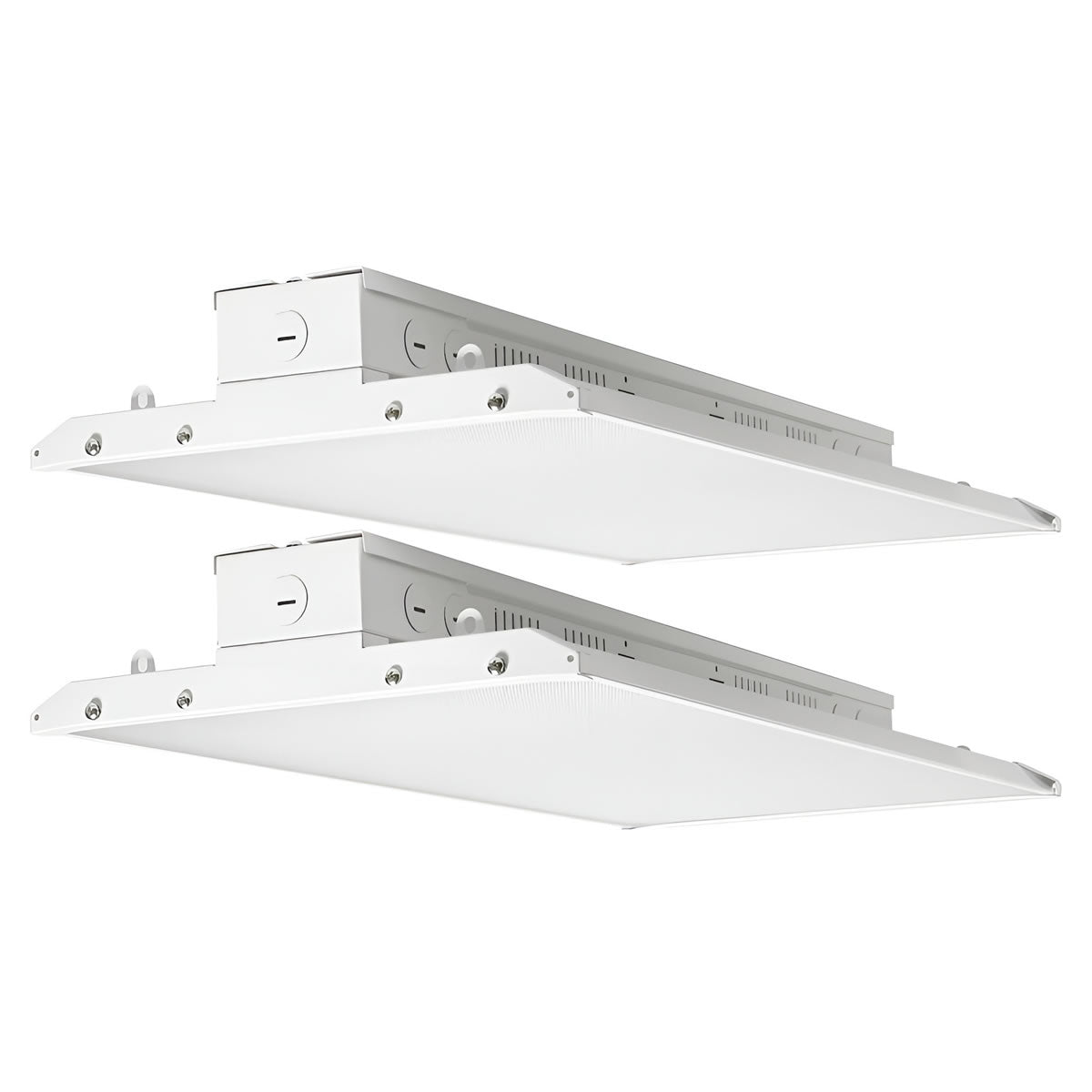 Case of 2 - LED Linear High Bay-3ft - 36,000 Lumen Max - full lens -  Wattage Adjustable 175W/200W/225W - Color Tunable 40K/50K/57K - Sensor Base - Jen Lighting