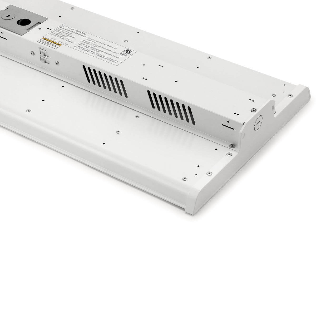 Case of 2 - LED Linear High Bay-3ft - 36,000 Lumen Max - full lens -  Wattage Adjustable 175W/200W/225W - Color Tunable 40K/50K/57K - Sensor Base - Jen Lighting